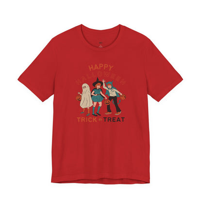 Happy Halloween Trick or Treat Vintage Vibe Tee – Bella+Canvas 3001