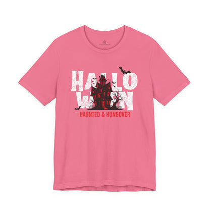 Haunted & Hungover - Halloween Bella+Canvas Graphic Tee