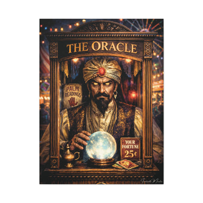 Fortune Teller "The Oracle" - Premium Canvas Print 1.25" Thick