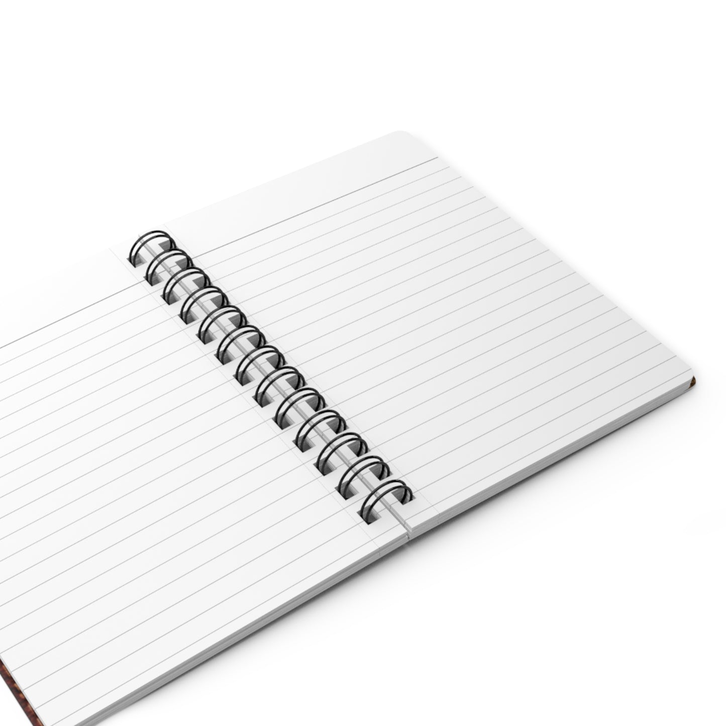 Patriotic Spiral Notebook — "Land of the Free Because of the Brave" Vintage USA Journal