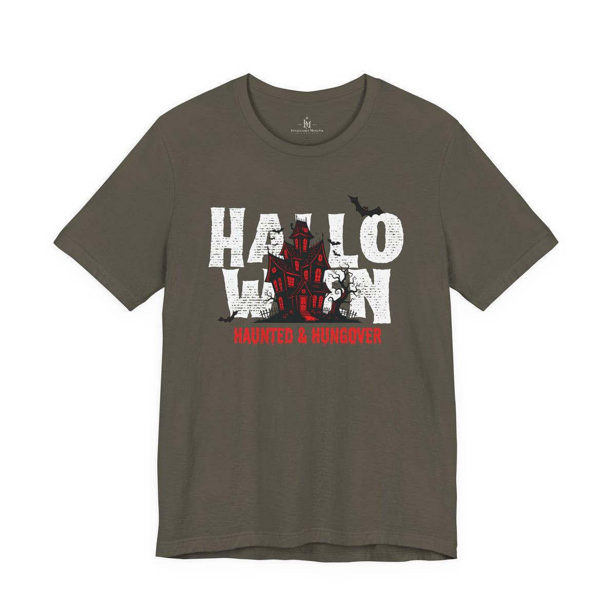 Haunted & Hungover - Halloween Bella+Canvas Graphic Tee