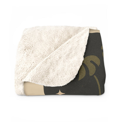 Ghost Routine Sherpa Fleece Blanket – Cozy Spooky Season Throw, Trans-Seasonal Comfort, 50"x60" or 60"x80"