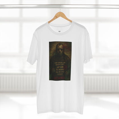 Jason Voorhees Horror Mugshot Tee – Premium AS Colour 5001 Shirt