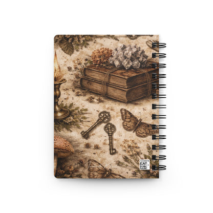 Dark Academia Spiral Notebook Journal