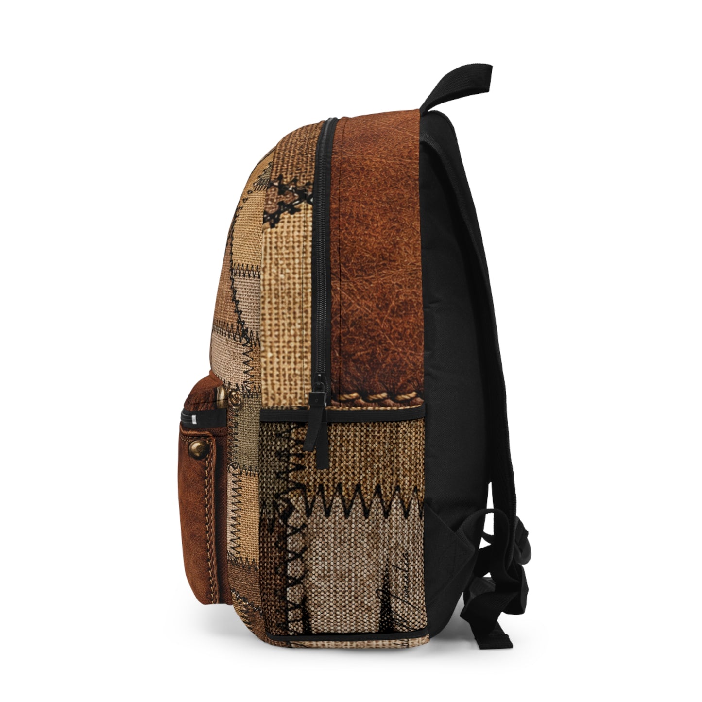 Patchwork Stitch Canvas AOP Backpack