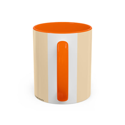 Teacher Mode – Color Accent Mug (11oz/15oz) • Rainbow Heart • Teacher Gift • Dishwasher & Microwave Safe