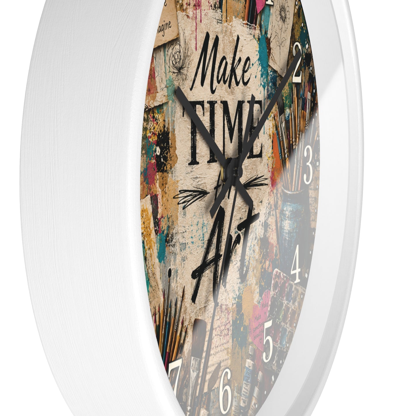 Make Time for Art Wall Clock | Art Teacher Classroom Decor