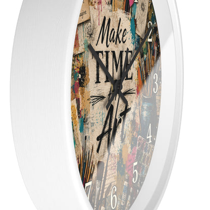 Make Time for Art Wall Clock | Art Teacher Classroom Decor