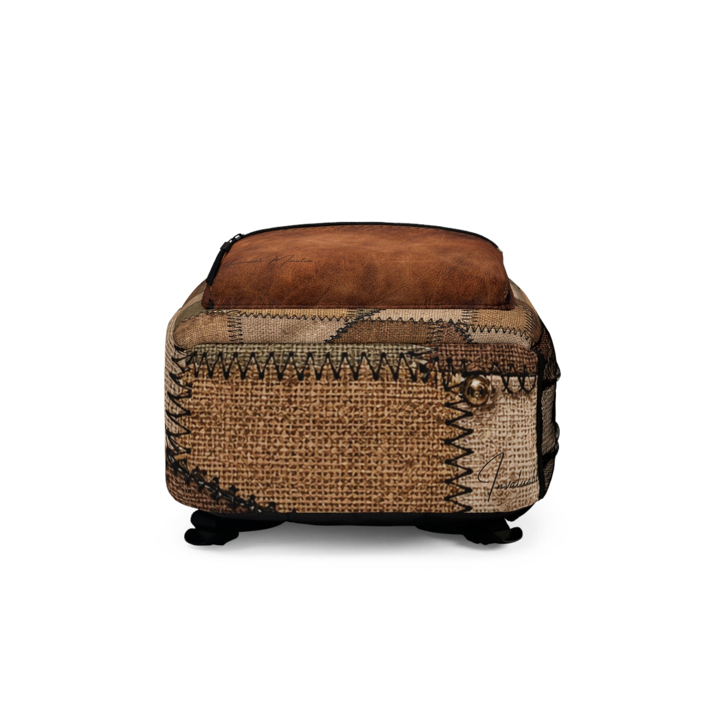 Patchwork Stitch Canvas AOP Backpack