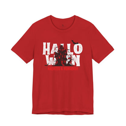 Haunted & Hungover - Halloween Bella+Canvas Graphic Tee