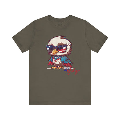 Cool Patriot Eagle Tee – Unisex Bella+Canvas Jersey - 4th of July T-shirt