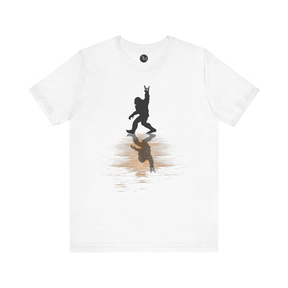 Rocking Bigfoot Unisex Bella+Canvas Jersey Tee - Fun Graphic Shirt for Nature & Cryptid Lovers