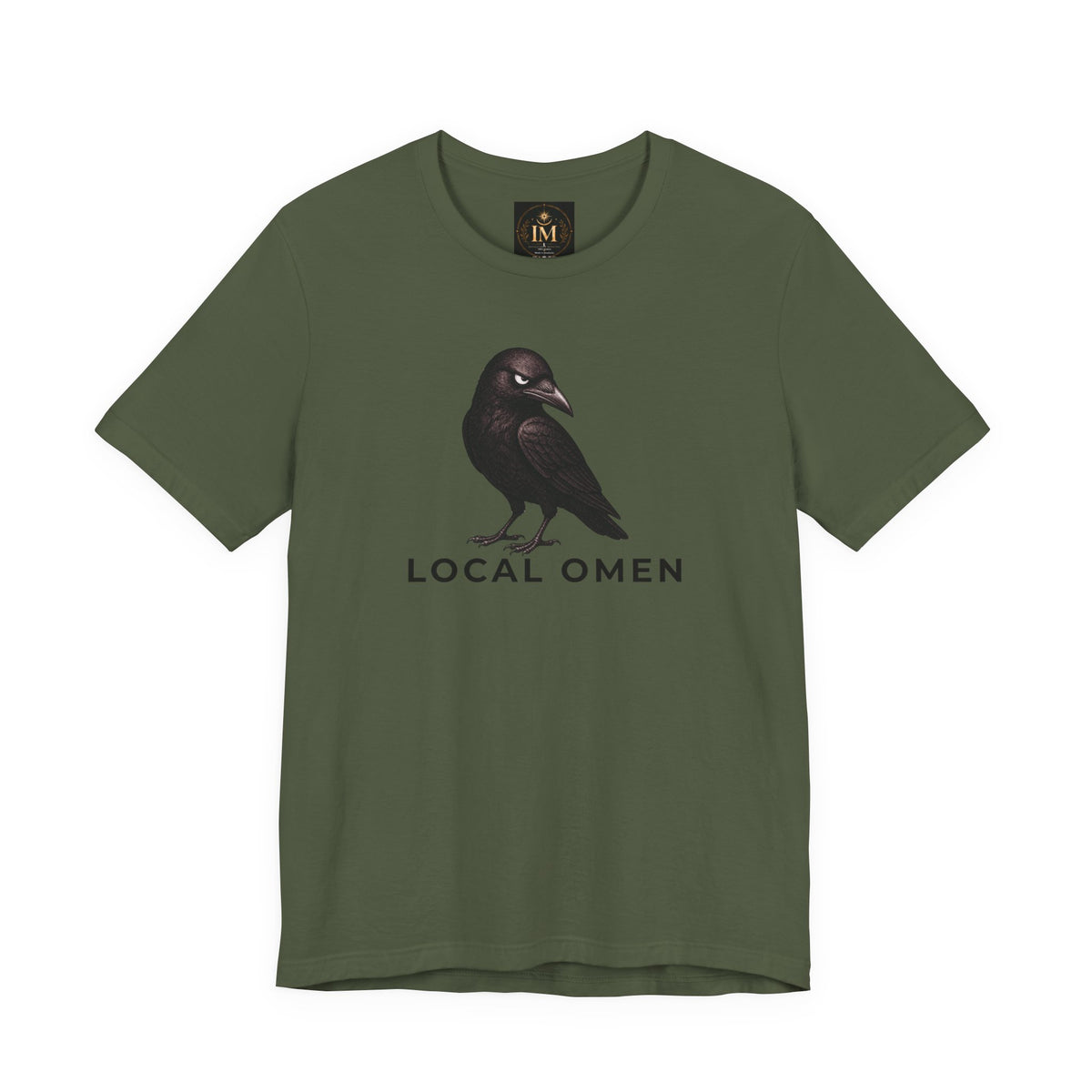 Local Omen Raven Graphic Tee | Crow Illustration T-Shirt