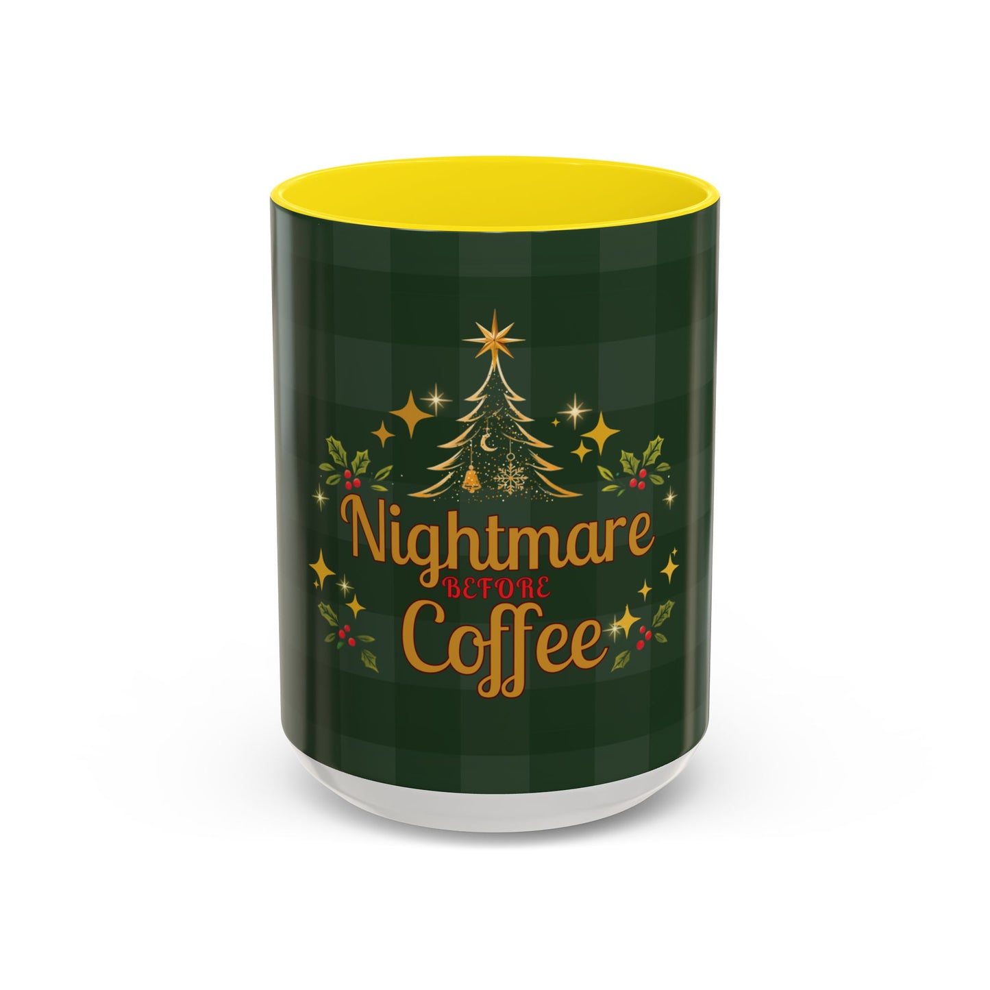 Nightmare Before Coffee Holiday Mug – Funny Christmas Accent Mug (11oz & 15oz)