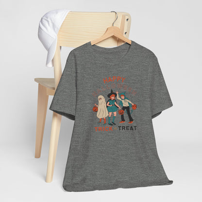 Happy Halloween Trick or Treat Vintage Vibe Tee – Bella+Canvas 3001