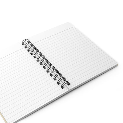 Feral & Fabulous Lined Spiral Notebook – Matte Hardcover Journal with Gloss Finish
