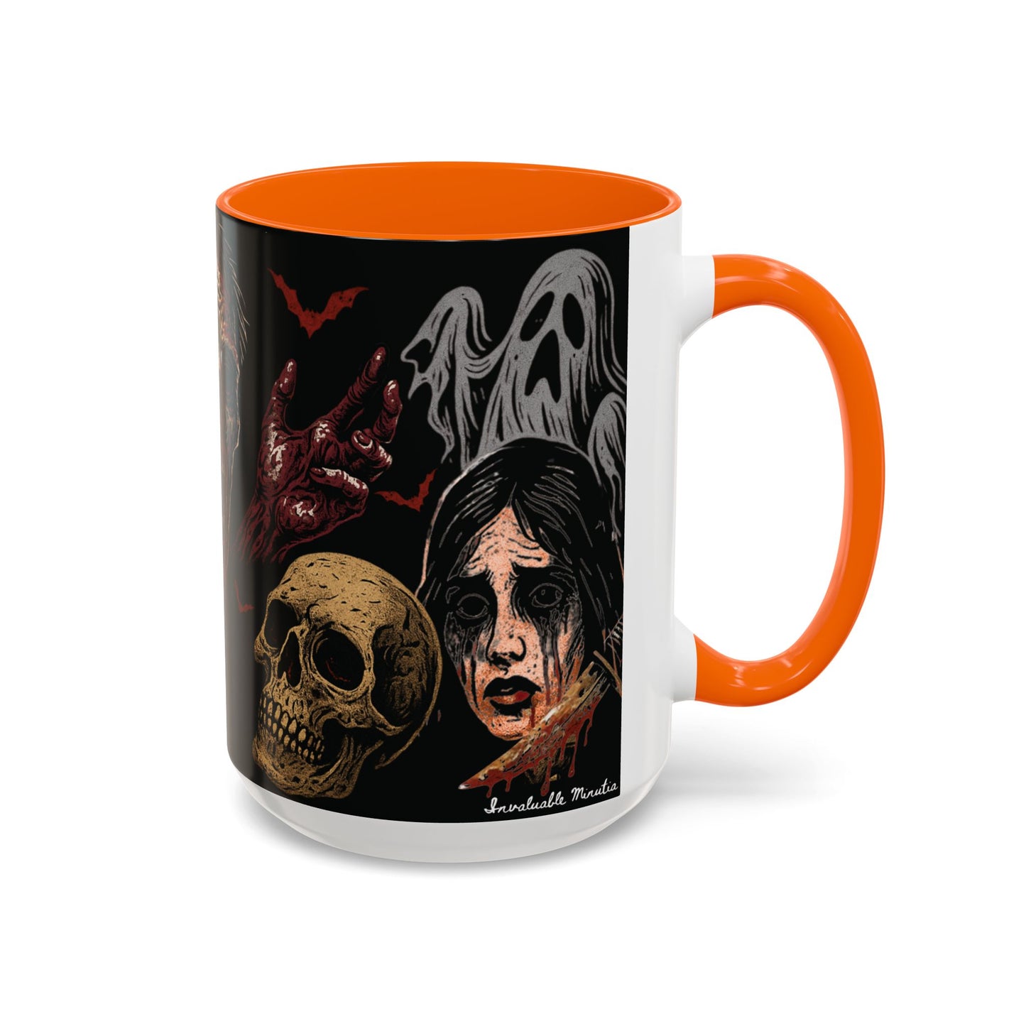 Horror Coffee Mug – Zombie Graveyard Halloween Design – 11oz & 15oz Ceramic – Creepy Goth Kitchen Decor