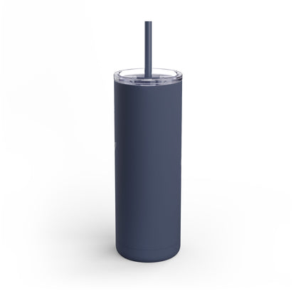“Alive-ish” Matte Tumbler – 20oz Maars Skinny Tumbler with Straw | Chalk Script Hydration Statement
