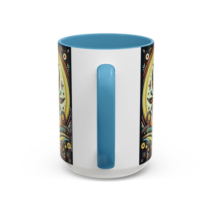 ☕️ Accent Coffee Mug (11, 15oz) – Beautiful Boho Style Graphic 🌿