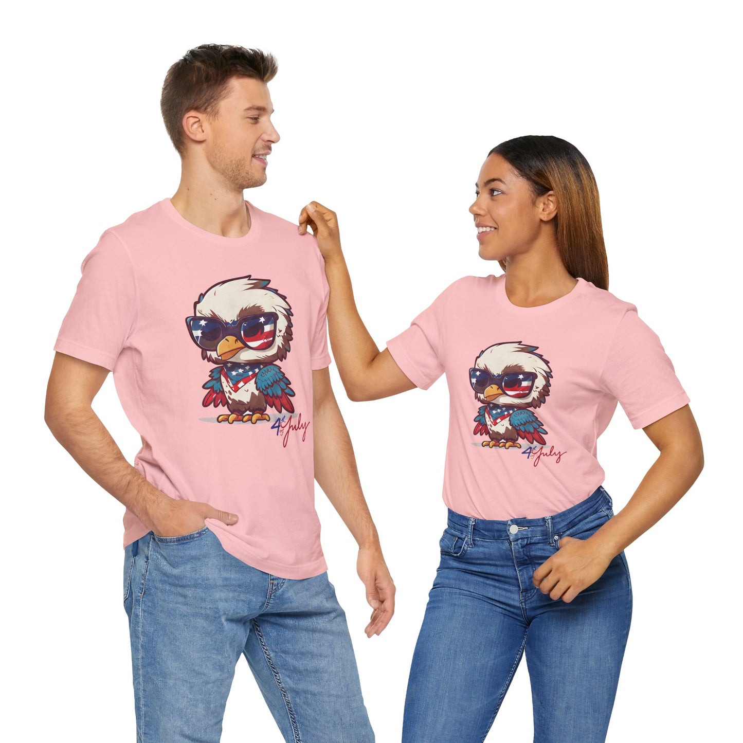 Cool Patriot Eagle Tee – Unisex Bella+Canvas Jersey - 4th of July T-shirt