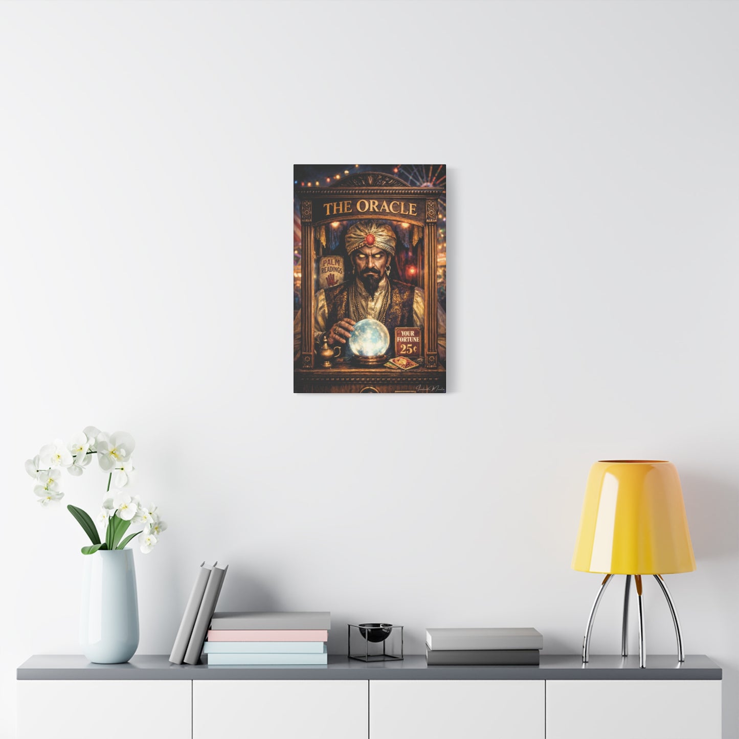 Fortune Teller "The Oracle" - Premium Canvas Print 1.25" Thick