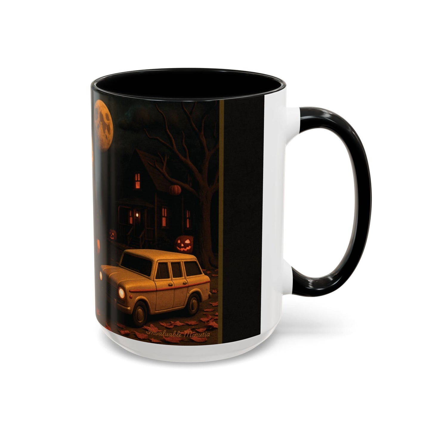 Clay-Style Slasher Halloween Night Mug | Accent Coffee Mug (11oz/15oz)