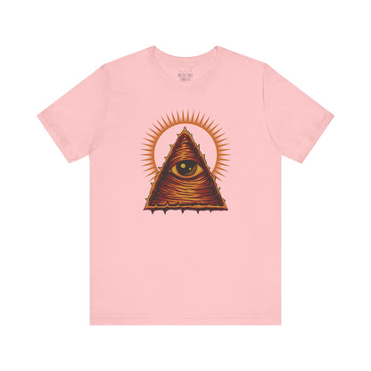👁️ Mystical Eye Graphic Tee T-Shirt – Unisex Boho Style Streetwear