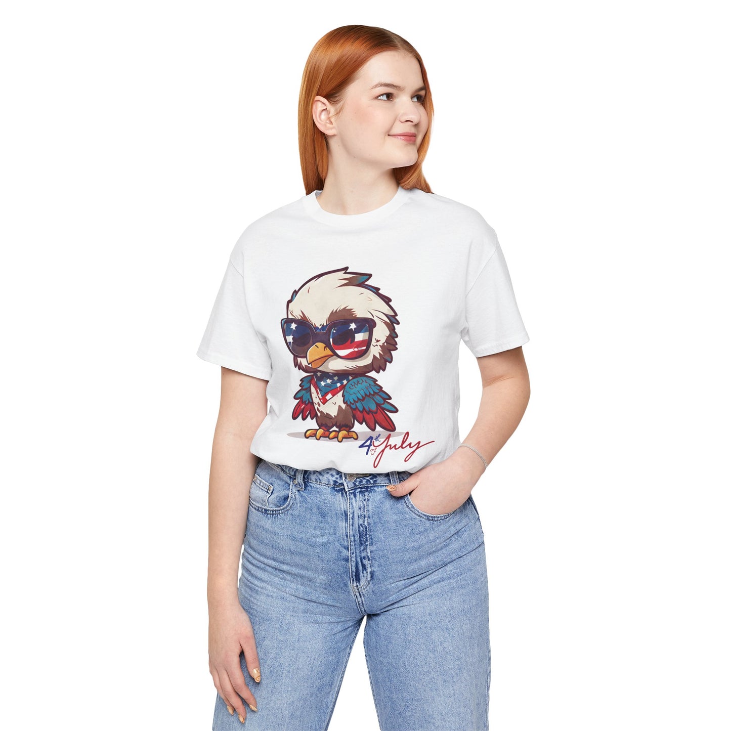 Cool Patriot Eagle Tee – Unisex Bella+Canvas Jersey - 4th of July T-shirt