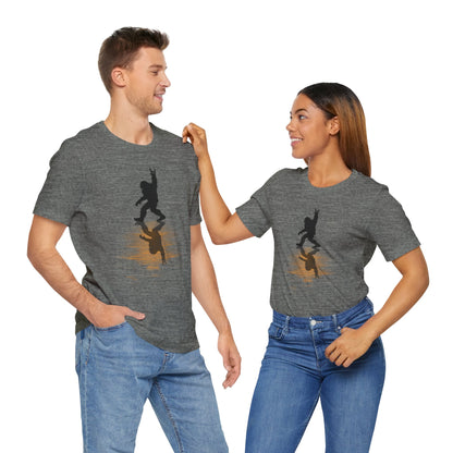 Rocking Bigfoot Unisex Bella+Canvas Jersey Tee - Fun Graphic Shirt for Nature & Cryptid Lovers