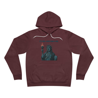 It’s Fine. Everything’s Fine. – Funny Patriotic Hoodie, Screaming Statue of Liberty, Boutique July 4th Streetwear