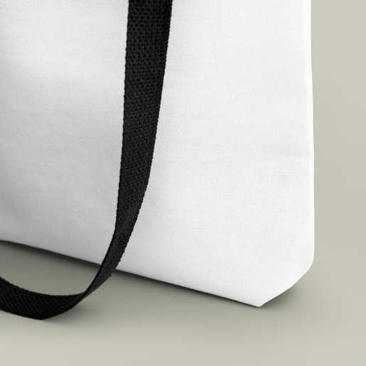 Americana Symbol Styled Canvas Tote Bag