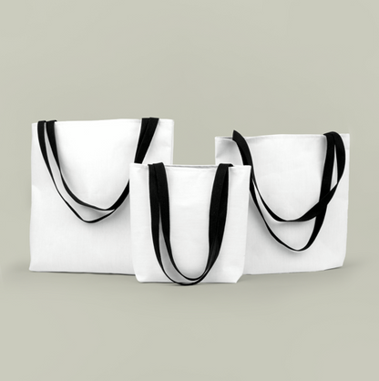 Americana Symbol Styled Canvas Tote Bag