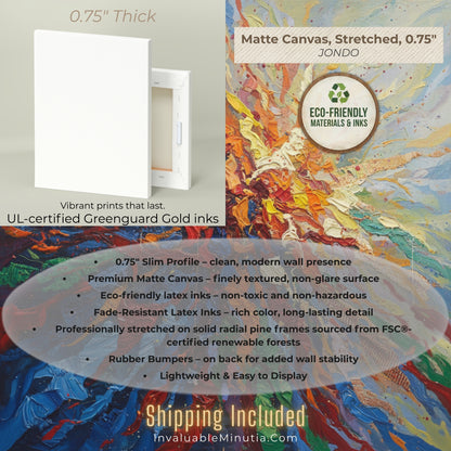 The Insatiable Lovers – Surreal Fantasy Canvas Wall Art | Premium Stretched Canvas Print