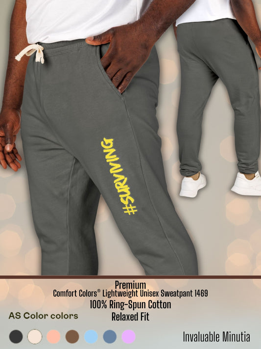 #SURVIVING Men's & Women's Sweatpants – Comfort Colors 1469 Unisex Fleece Joggers