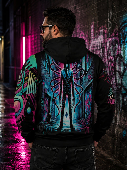 Cryptid Conspiracy Graffiti Zip Hoodie