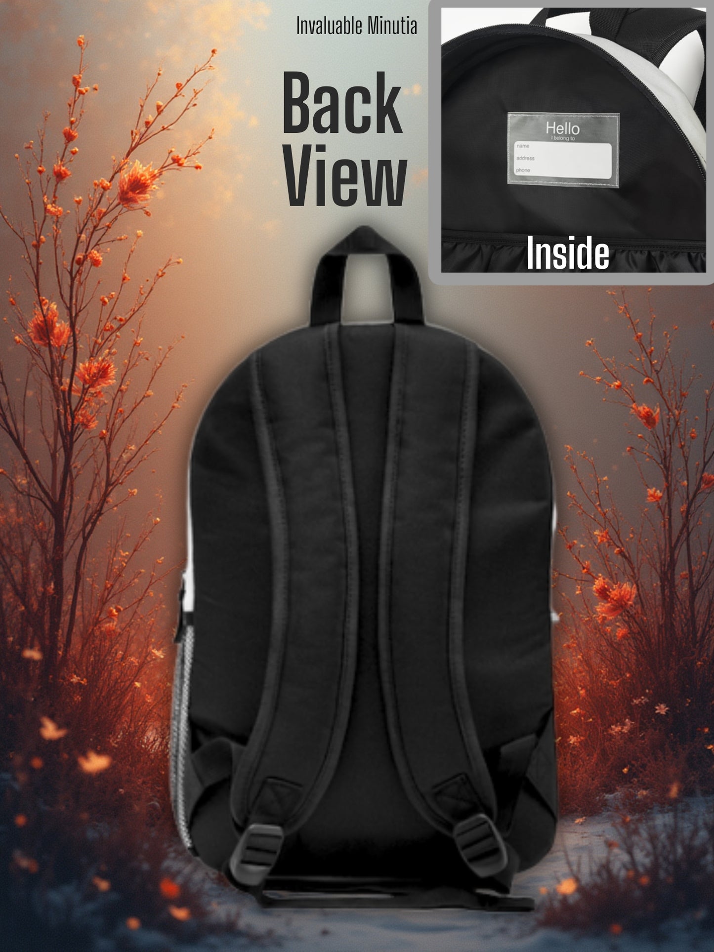 Deadly Dahlia – Vintage Blommig AOP Ryggsäck