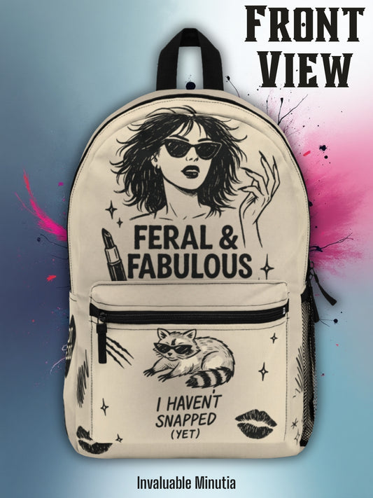 Feral & Fabulous AOP Backpack – Limited Boutique Drop