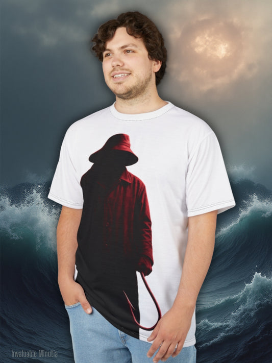 Forgotten Slasher Horror Unisex Tee – Fisherman Hook AOP Shirt | Boutique Horror Fashion
