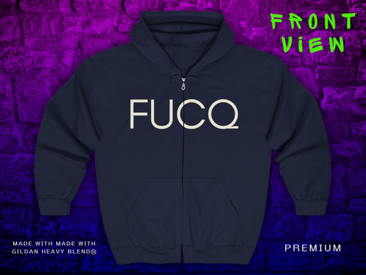 Premium Heavyweight Zip Up Hoodie Outfit Gildan Heavy Blend™ - Unisex #FUCQTRENDS Exclusive Hoodie