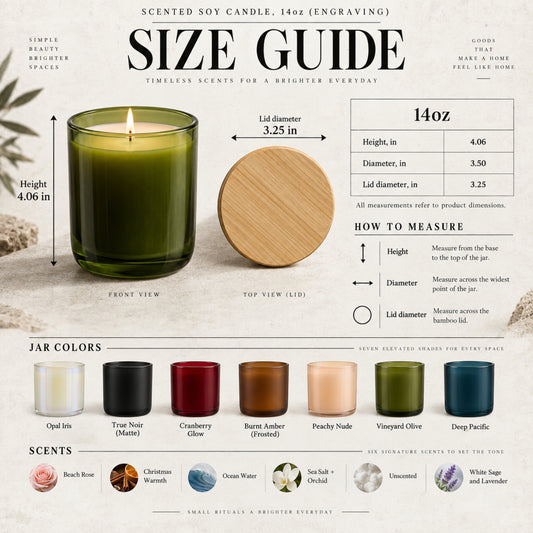 Ritual Use Only Scented Soy Candle — 14 oz Engraved Jar