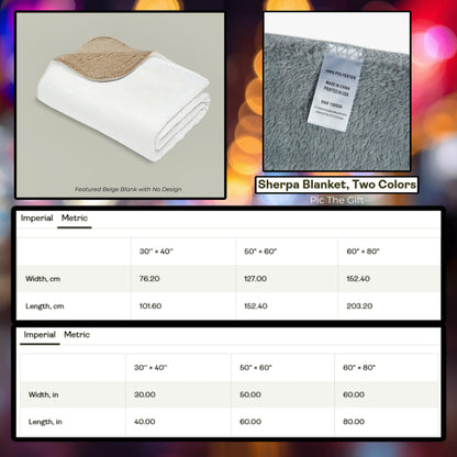 Horror Villains Mugshot Sherpa Fleece Blanket