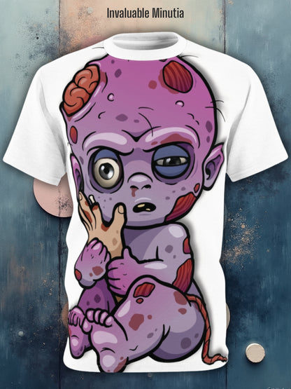 🧟‍♂️ Undead Baby – AOP Unisex Tee - All-Over Print Tee – Halloween, funny tshirt